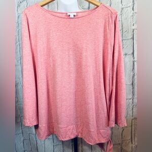 Women's J Jill Pure Jill Pink Long Sleeve Top